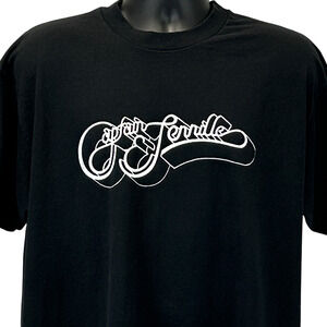 Vintage Captain & Tennille T Shirt Mens X-Large Pop Duo Made In USA 90s Black